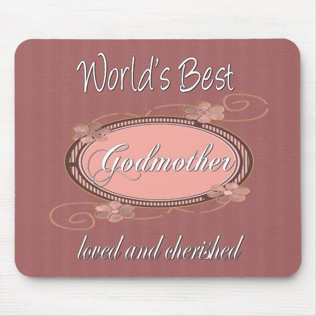 Cherished Godmother Mouse Pad (Front)