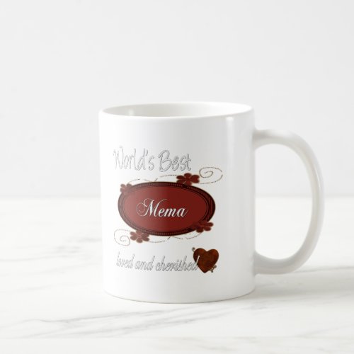 Cherished Mema Coffee Mug