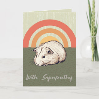 Cherished Memories: Guinea Pig Sympathy card