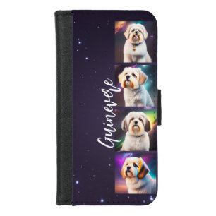 Cherished Memories: Personalized Photo Collage on iPhone 8/7 Wallet Case