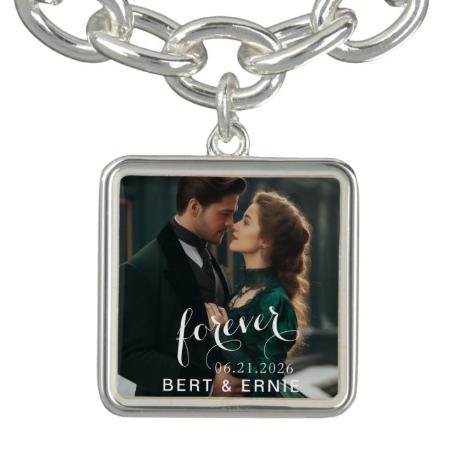 Cherished Moments Forever Photo Keepsake Bracelet (Design)