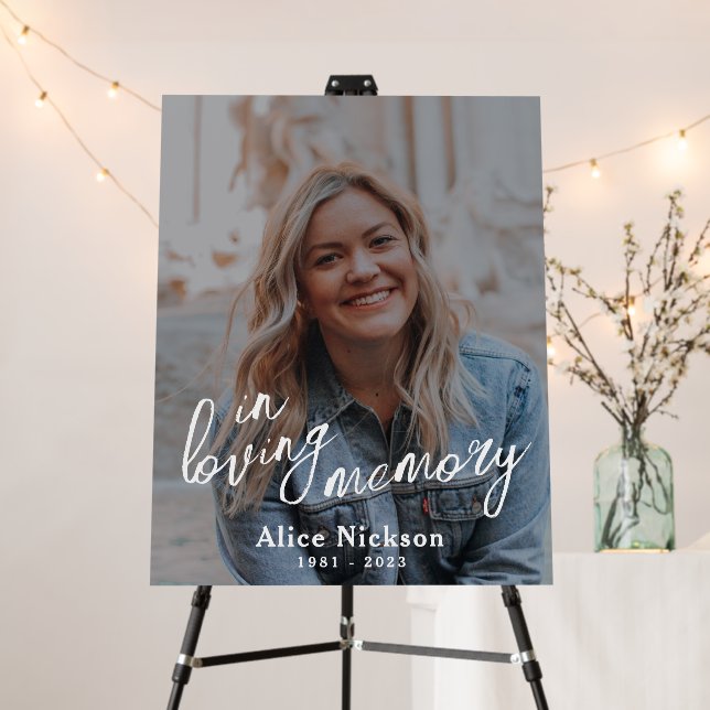 Cherished Moments Memorial Foam Board (In Situ (Stand))