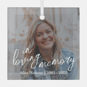 Cherished Moments Memorial Glass Ornament