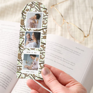 Cherished Moments Three-Photo Sloth Bookmarks