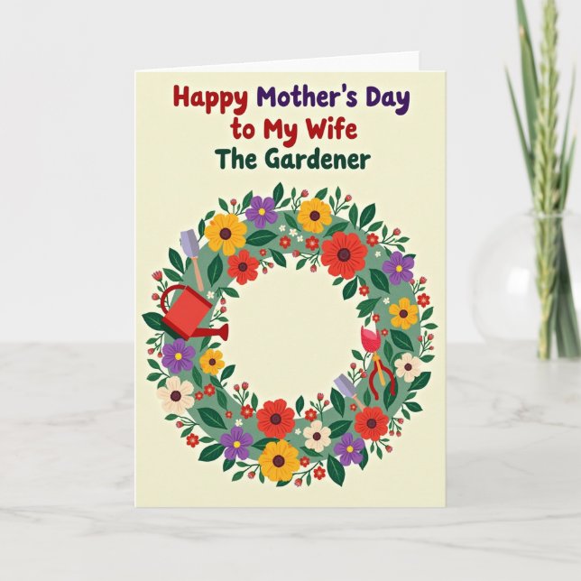 Cherished Mothers Day Bloom Card (Front)