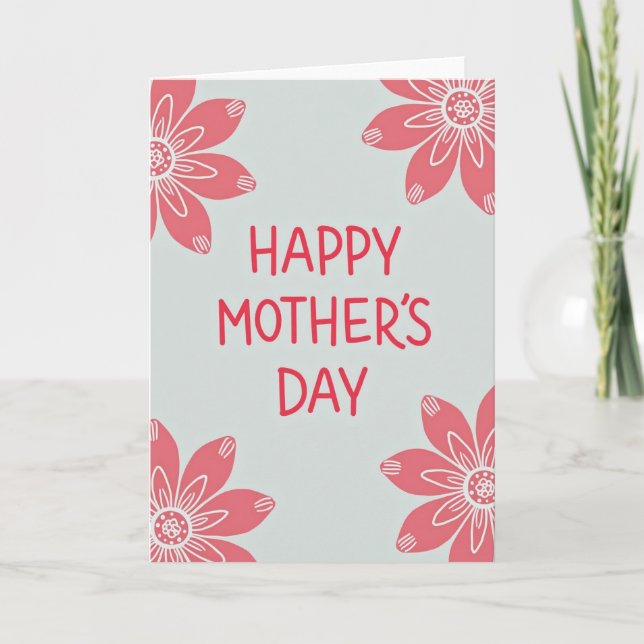 Cherished Mothers Day Card (Front)
