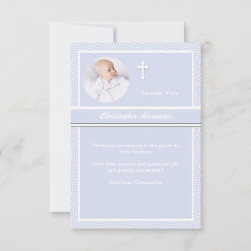 Cherished Personalized Photo Thank You Card