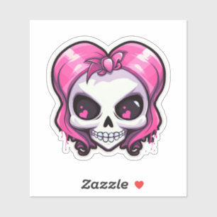 Cherished Skull Sticker