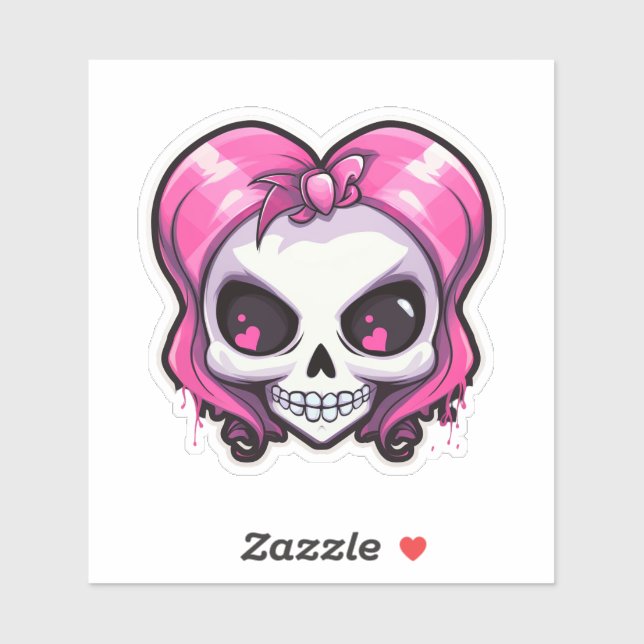 Cherished Skull Sticker (Sheet)