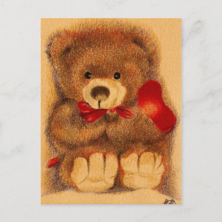 Cherished Teddy  Bear Postcard