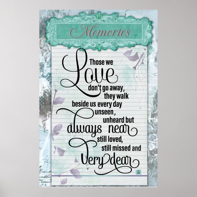 Cherishing Memories Poster (Front)