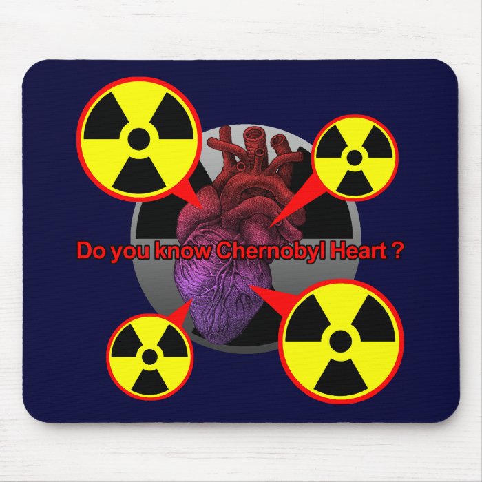 Chernobyl Heart Mouse Pads