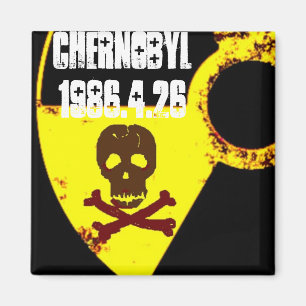 Chernobyl memorial anti nuclear magnet