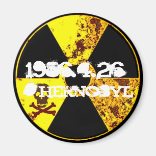 Chernobyl memorial anti nuclear magnet