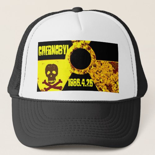 Chernobyl memorial anti nuclear trucker hat