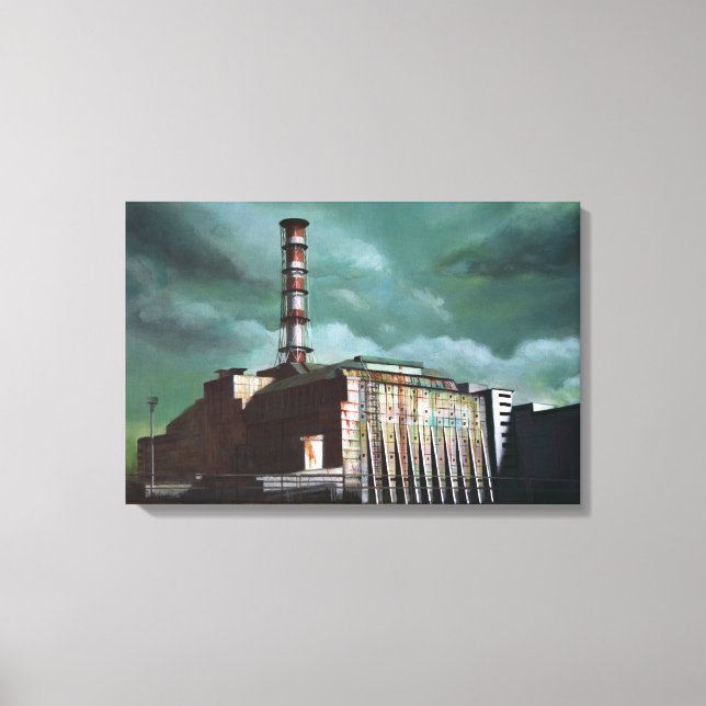 Chernobyl Power Plant canvas print (Front)