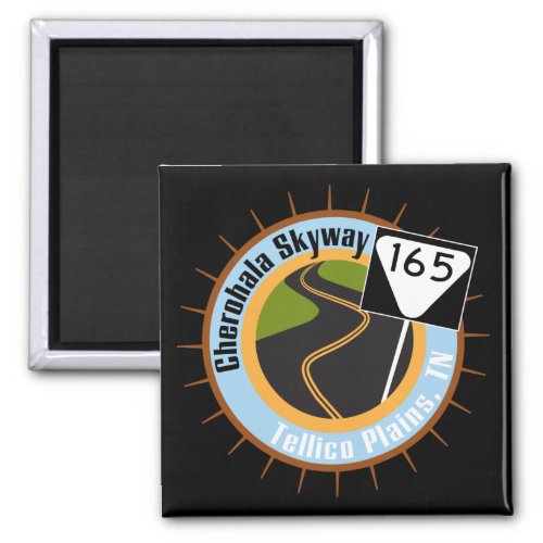 Cherohala Skyway Famous Motorcycle Road Magnet