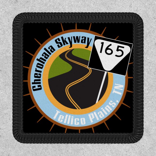 Cherohala Skyway Famous Motorcycle Road Patch (Front)