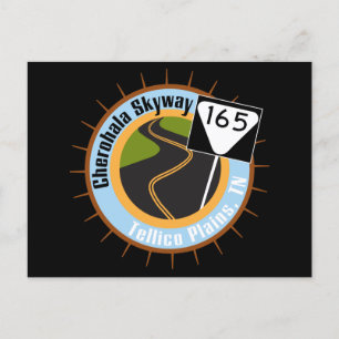 Cherohala Skyway Famous Motorcycle Road Postcard