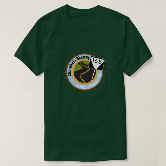 Cherohala Skyway Motorcycle Ride T-Shirt (Design Front)