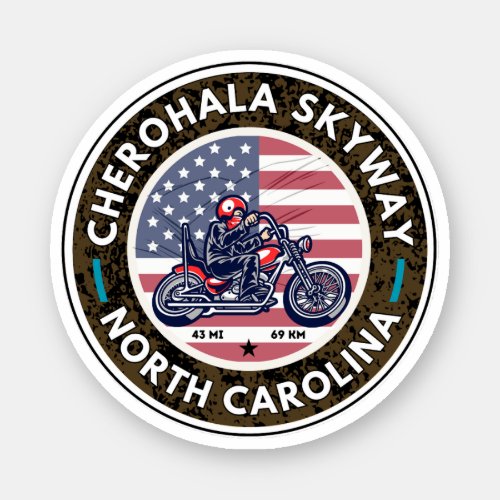 Cherohala Skyway Tennessee to North Carolina Sticker