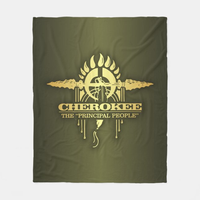 Cherokee 2 fleece blanket (Front)