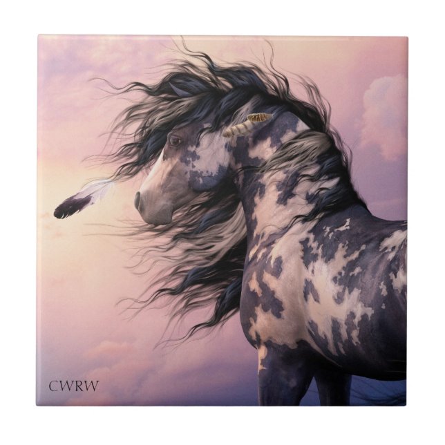 Cherokee Blue Art Tile (Front)