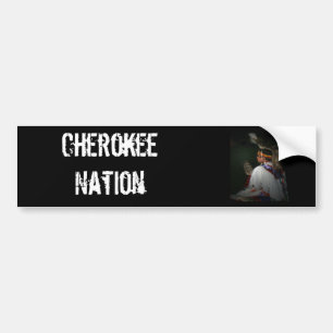 Cherokee Boy Bumper Sticker