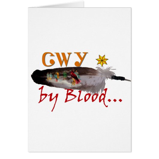 Cherokee by Blood Cards (Front)
