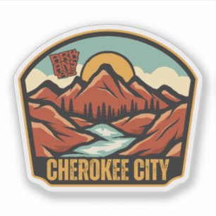 Cherokee City, Arkansas Sticker