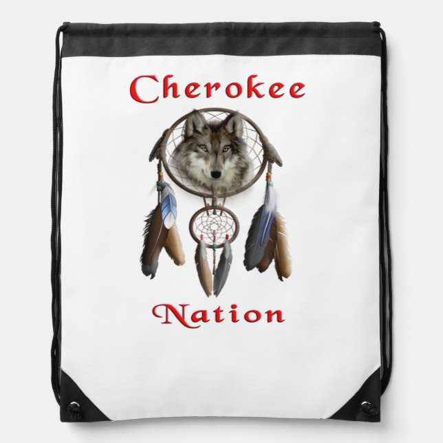Cherokee Drawstring Bag (Front)
