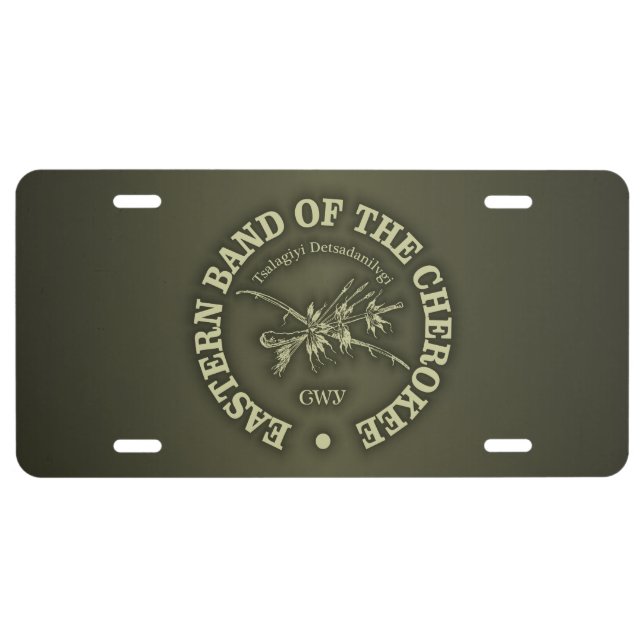 Cherokee (Eastern Band) License Plate (Front)