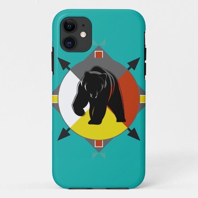 Cherokee Four Directions Bear iPhone 5C Case (Back)