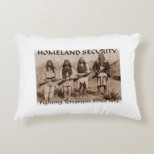 Cherokee Homeland Security Decorative Pillow