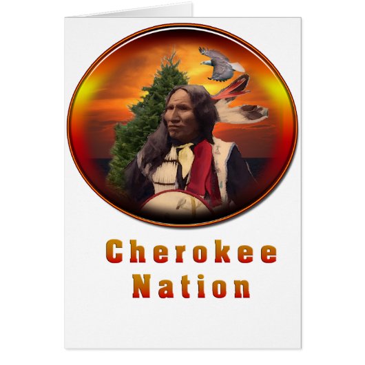 Cherokee Indian art Cards (Front)