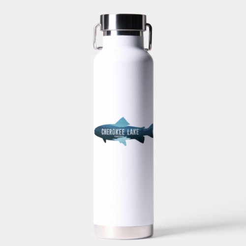 Cherokee Lake Tennessee Fish Water Bottle