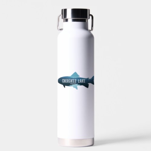 Cherokee Lake Tennessee Fish Water Bottle