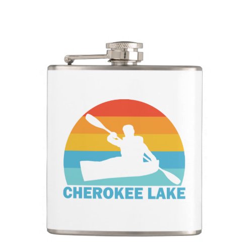 Cherokee Lake Tennessee Kayak Flask