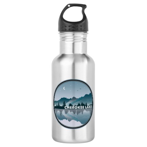 Cherokee Lake Tennessee Reflection Stainless Steel Water Bottle