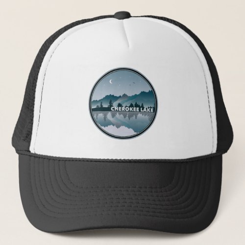 Cherokee Lake Tennessee Reflection Trucker Hat