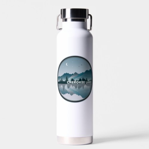 Cherokee Lake Tennessee Reflection Water Bottle