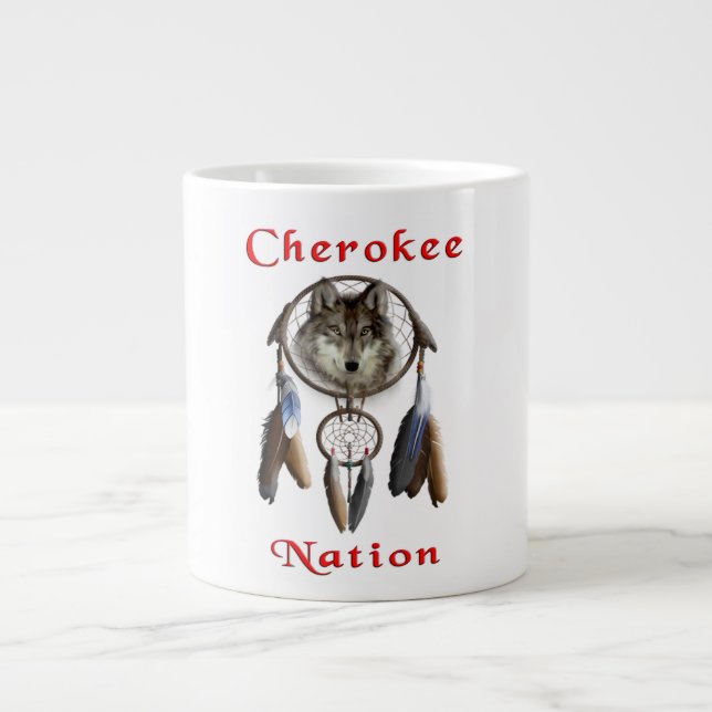 Cherokee Large Coffee Mug (Front)
