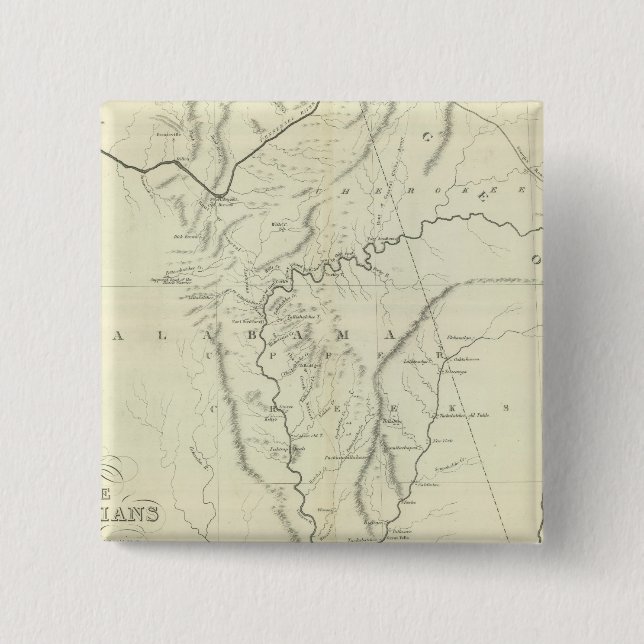 Cherokee Map Button (Front)
