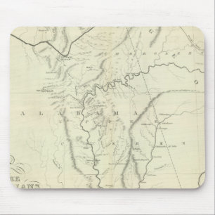 Cherokee Map Mouse Pad