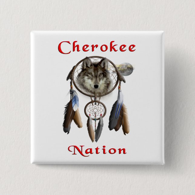 Cherokee nation button (Front)