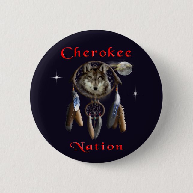 Cherokee nation button (Front)