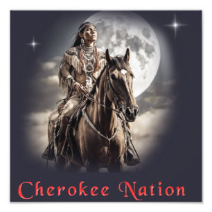 Cherokee nation photo print