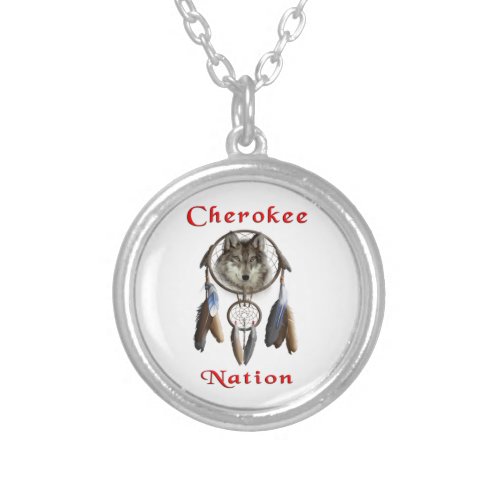 Cherokee Nation Silver Plated Necklace