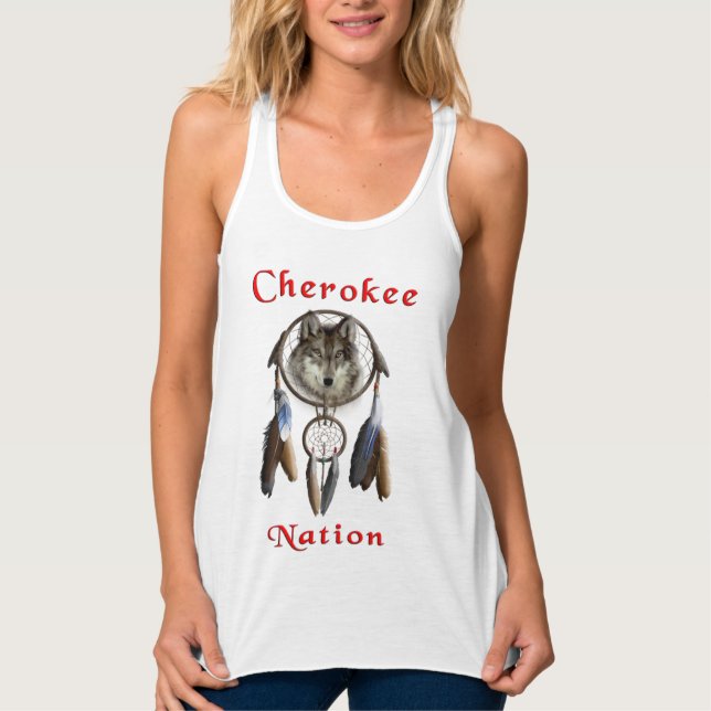 Cherokee nation tank top (Front)