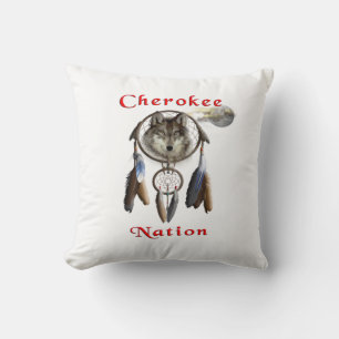 Cherokee nation throw pillow